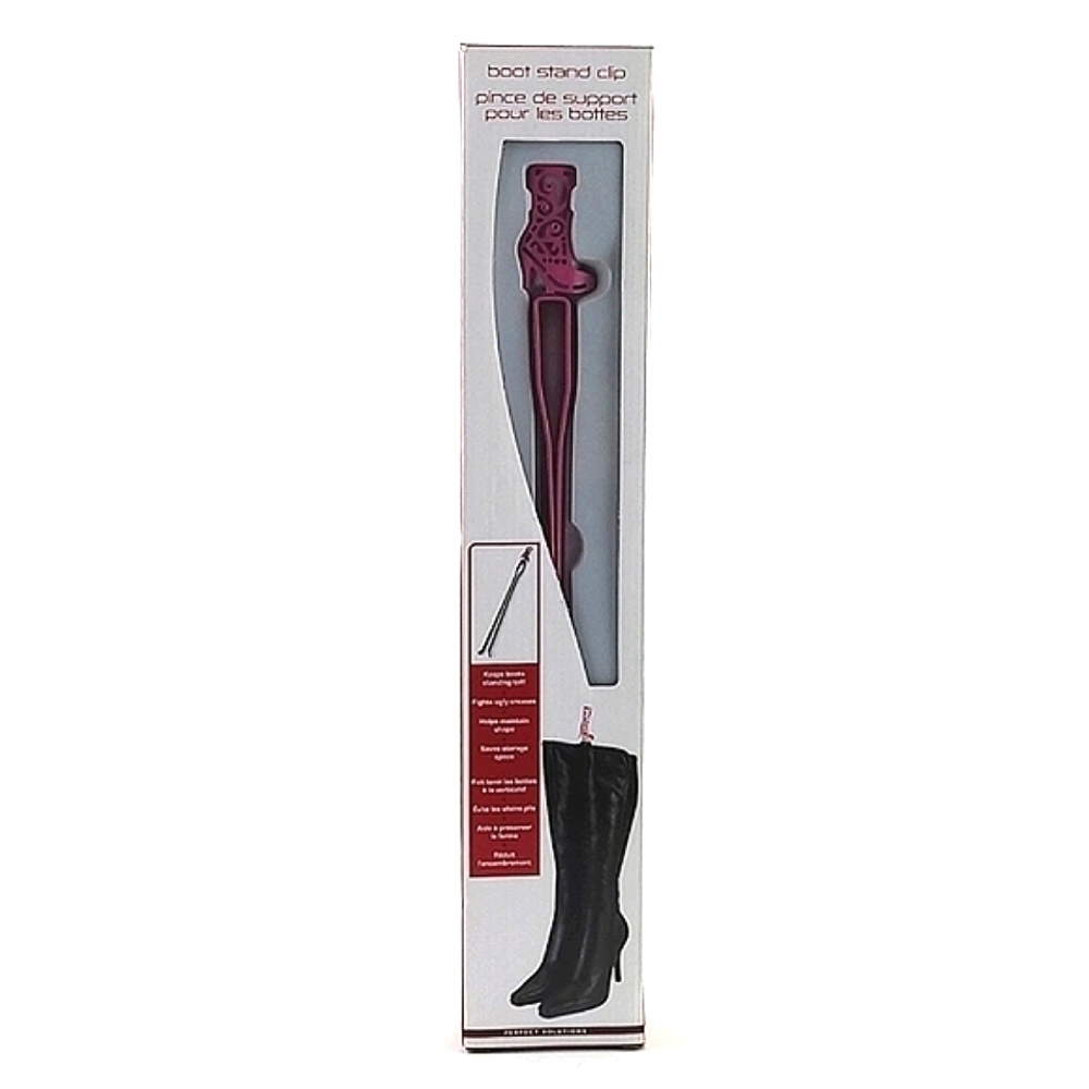 ⭐️3/ $30⭐️ Perfect Solutions Metal Boot Stand Clip Pink for Tall Boots Storage